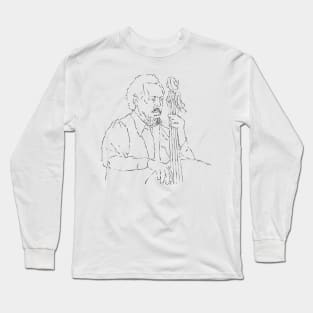Portrait of Charles Mingus Long Sleeve T-Shirt